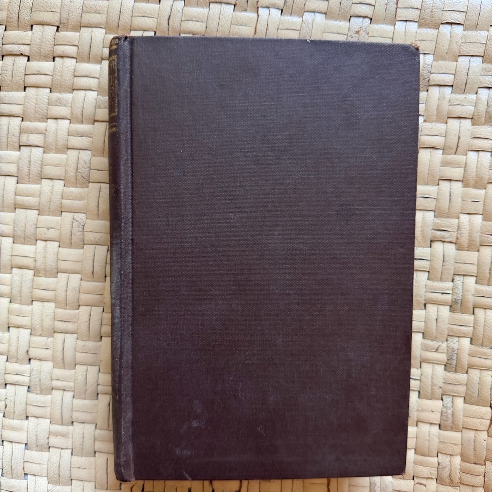 Classic Book The Little Minister Brown Hardcover Book VTG